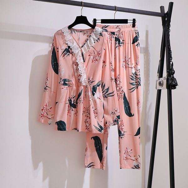 plus size 10xl bust 149cm sleepwear suit lace v neck women pajamas sets long sleeve and pants home women female sleepwear, Black;red
plus size 10xl bust 149cm sleepwear suit lace v neck women pajamas sets long sleeve and pants home women female sleepwear, Black;red