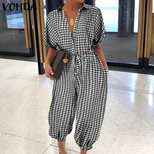 vonda women pliad check casual elegant jumpsuits fashion long rompers vintage playsuits stylish overalls suspenders 44gb, Black;white
vonda women pliad check casual elegant jumpsuits fashion long rompers vintage playsuits stylish overalls suspenders 44gb, Black;white