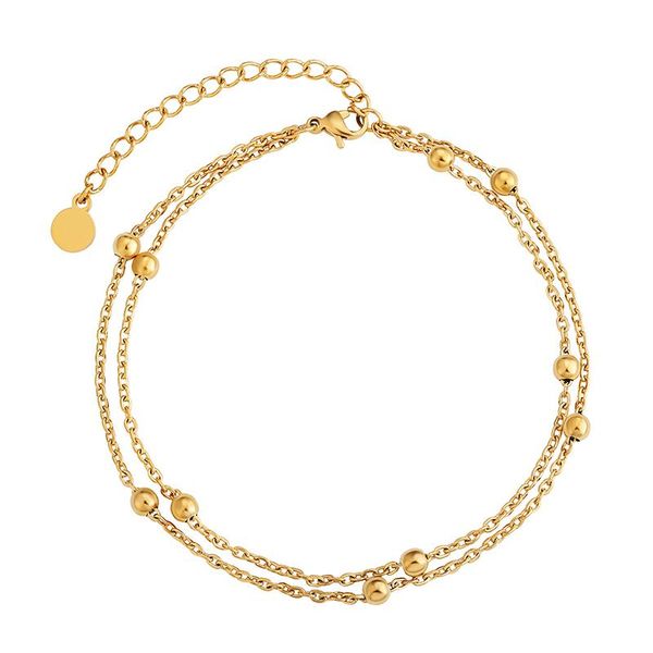 anklets dnschic 2021 summer women 1.7mm stainless steel flattened cross beaded double chain anklet 8.5in+2in adjustable, Red;blue
anklets dnschic 2021 summer women 1.7mm stainless steel flattened cross beaded double chain anklet 8.5in+2in adjustable, Red;blue