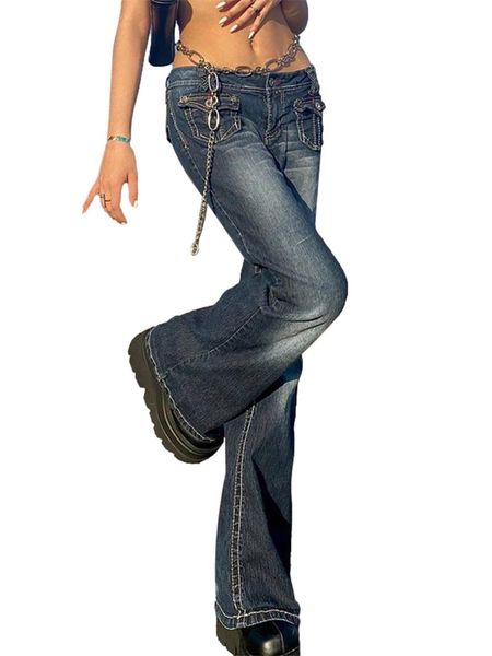 women's jeans women hip hop denim pants high waist relaxed fit washed wide leg with flap pockets, Blue
women's jeans women hip hop denim pants high waist relaxed fit washed wide leg with flap pockets, Blue
