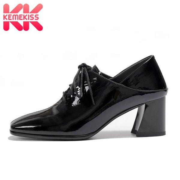 dress shoes kemekiss real leather women pumps fashion lacing square toe casual daily patchwork spring female footwear size 34-42, Black
dress shoes kemekiss real leather women pumps fashion lacing square toe casual daily patchwork spring female footwear size 34-42, Black