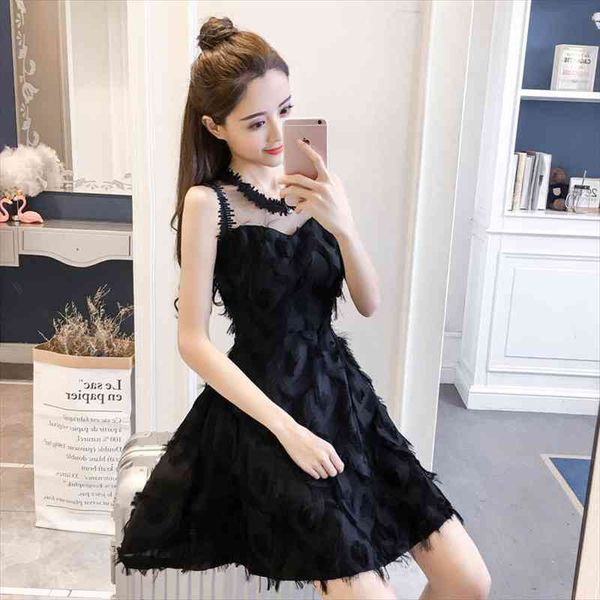 fashion feather tassel embroidered lace women dress vest temperament girl party casual beach, Black;gray
fashion feather tassel embroidered lace women dress vest temperament girl party casual beach, Black;gray