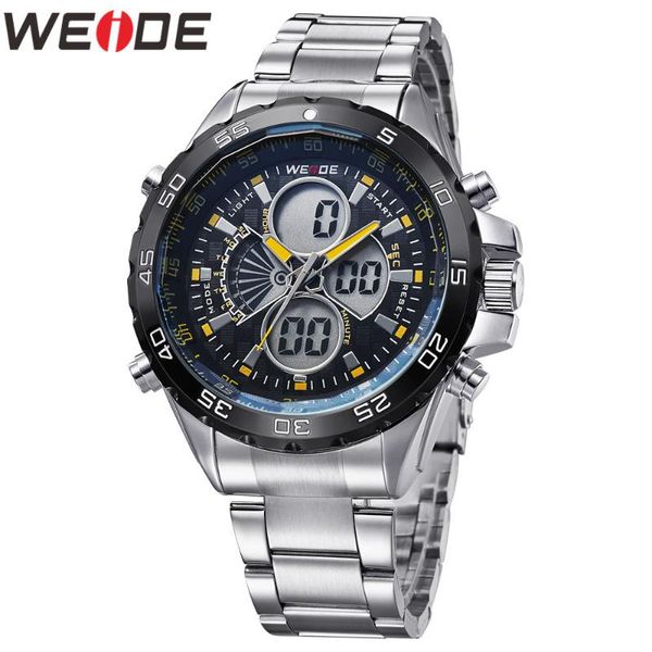 wristwatches weide 2021 men watches full steel quartz clock led digital military watch sport wristwatch relogio masculino, Slivery;brown
wristwatches weide 2021 men watches full steel quartz clock led digital military watch sport wristwatch relogio masculino, Slivery;brown