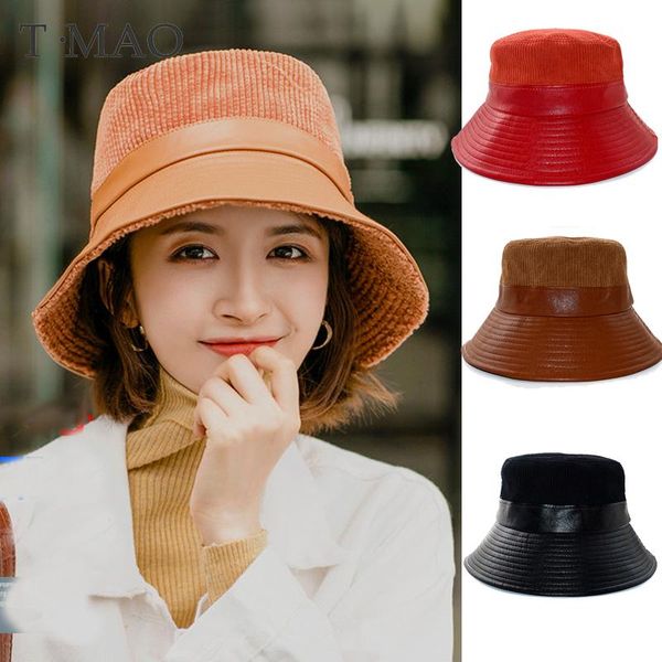 wide brim hats women bucket hat corduroy pu leather harajuku japan fisherman cotton cute fashion women's caps sun, Blue;gray
wide brim hats women bucket hat corduroy pu leather harajuku japan fisherman cotton cute fashion women's caps sun, Blue;gray