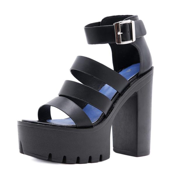 sandals thick heel wedges platform shoes fashionable casual female summer women white open toe button belt, Black
sandals thick heel wedges platform shoes fashionable casual female summer women white open toe button belt, Black