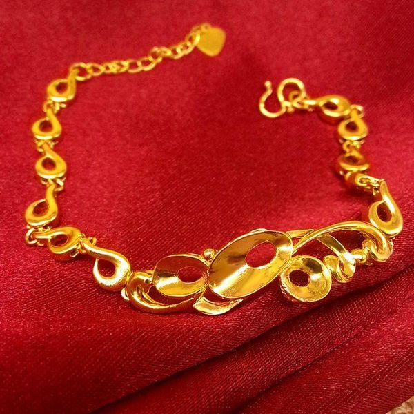 beaded, strands fashion jewelry yellow gold filled hollow womens bracelet chain, Black
beaded, strands fashion jewelry yellow gold filled hollow womens bracelet chain, Black
