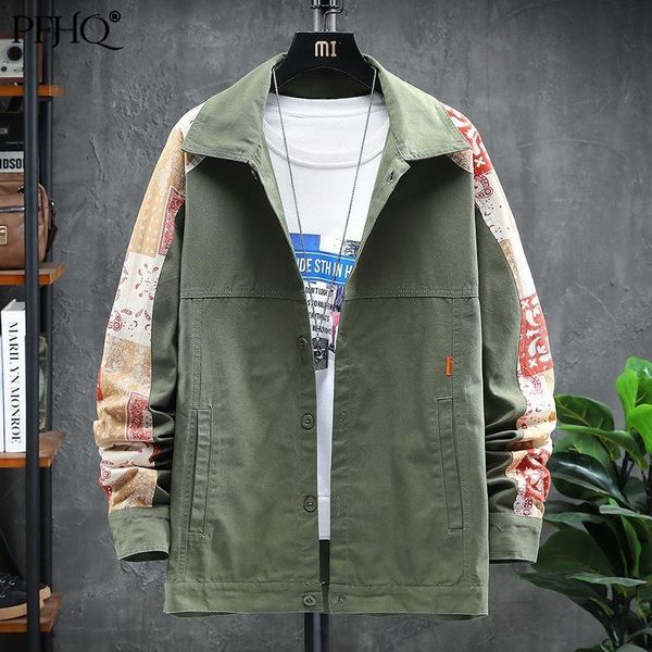 men's jackets 2021 fashion loose lapel single breasted stitching printing korean baseball uniform jacket autumn and winter, Black;brown
men's jackets 2021 fashion loose lapel single breasted stitching printing korean baseball uniform jacket autumn and winter, Black;brown