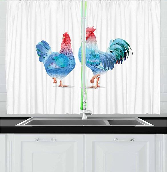 curtain & drapes chicken kitchen curtains blue rooster and hen domestic farm animals in abstract colors window for cafe decor 55
curtain & drapes chicken kitchen curtains blue rooster and hen domestic farm animals in abstract colors window for cafe decor 55