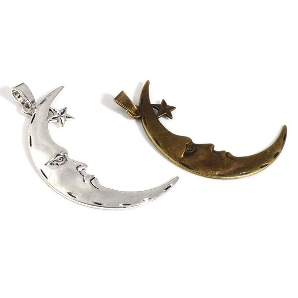 charms vintage galaxy big pendants multicolor moon face star metal diy making necklace jewelry findings 9.9cm x 5.1cm,1piece, Bronze;silver
charms vintage galaxy big pendants multicolor moon face star metal diy making necklace jewelry findings 9.9cm x 5.1cm,1piece, Bronze;silver