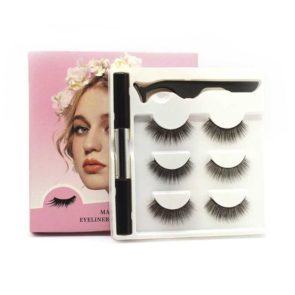 false eyelashes 3 pairs natural curling eyeliner mascara all in one set of makeup tools wholesale and retail
false eyelashes 3 pairs natural curling eyeliner mascara all in one set of makeup tools wholesale and retail
