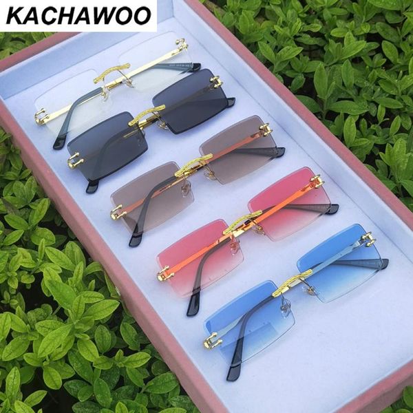 sunglasses kachawoo rimless retro for women metal eyeglasses men no frame stylish pink red mirror party decoration high quality, White;black
sunglasses kachawoo rimless retro for women metal eyeglasses men no frame stylish pink red mirror party decoration high quality, White;black
