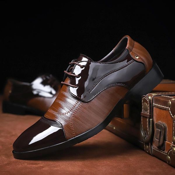 dress shoes classic business men's fashion elegant formal wedding men slip on office oxford for black patent leather
dress shoes classic business men's fashion elegant formal wedding men slip on office oxford for black patent leather