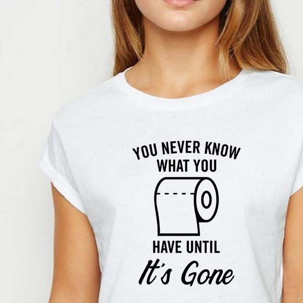 toilet paper women t shirt its gone vogue spring summer printing design womens vestidos o collar shirts, White
toilet paper women t shirt its gone vogue spring summer printing design womens vestidos o collar shirts, White