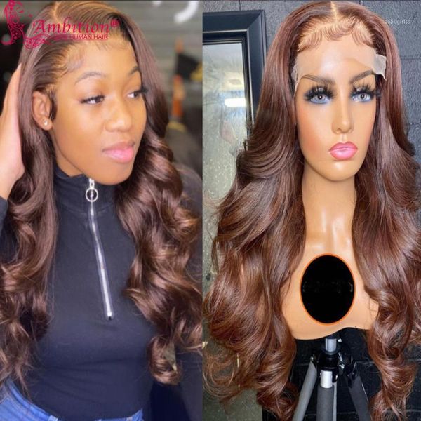 ambition human hair lace front wigs pre plucked brown deep parting 13x6 180% full density for women1, Black;brown
ambition human hair lace front wigs pre plucked brown deep parting 13x6 180% full density for women1, Black;brown