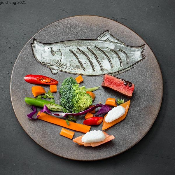 dishes & plates japanese stoare fish carving flat plate western steak ramen dinner home ceramic cuisine dessert fruit tableware
dishes & plates japanese stoare fish carving flat plate western steak ramen dinner home ceramic cuisine dessert fruit tableware