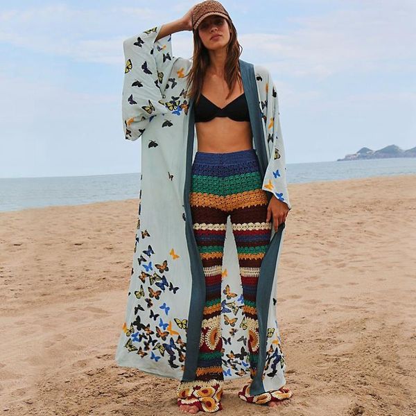 summer bohemian beach butterfly print cover-ups women cover up dress tunic long swim bikinis ups plage women's swimwear, White;black
summer bohemian beach butterfly print cover-ups women cover up dress tunic long swim bikinis ups plage women's swimwear, White;black