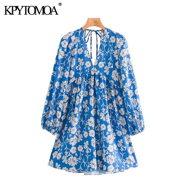 women chic fashion floral print pleated mini dress vintage puff sleeves backless elastic female dresses vestidos 210416, Black;gray
women chic fashion floral print pleated mini dress vintage puff sleeves backless elastic female dresses vestidos 210416, Black;gray