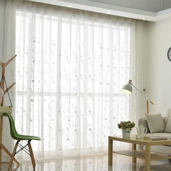 curtain & drapes simple white sheer curtains for living room bedroom flower embroidered window tulle
curtain & drapes simple white sheer curtains for living room bedroom flower embroidered window tulle