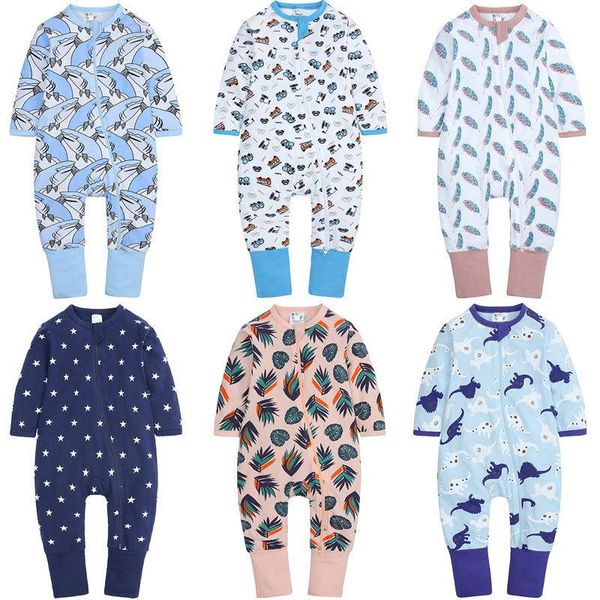 cartoon baby girl romper cotton toddler summer clothes long sleeve zipper born clothing 6-24 months jumpsuits, Blue
cartoon baby girl romper cotton toddler summer clothes long sleeve zipper born clothing 6-24 months jumpsuits, Blue