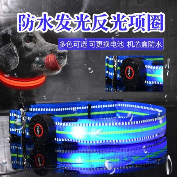luxury elegant anti-missing waterproof illuminate led pet dog collar collars & leashes
luxury elegant anti-missing waterproof illuminate led pet dog collar collars & leashes