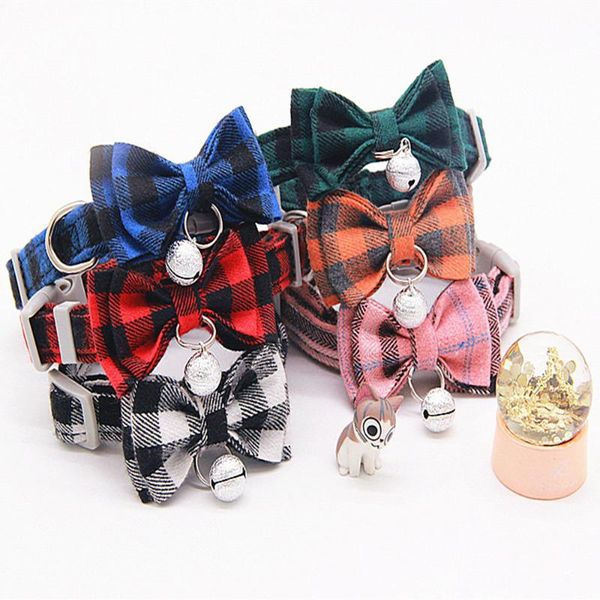 cat collars & leads cute collar with bell bownot plaid cotton adjustable pet supplies breathable for kittens chihuahua puppy accessories
cat collars & leads cute collar with bell bownot plaid cotton adjustable pet supplies breathable for kittens chihuahua puppy accessories