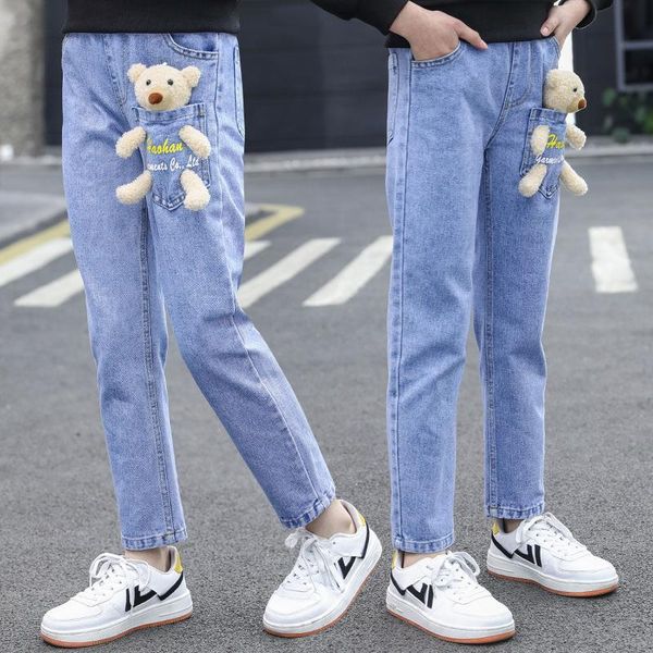 kids girls jeans trousers korean children clothing spring autumn casual pants, Blue
kids girls jeans trousers korean children clothing spring autumn casual pants, Blue