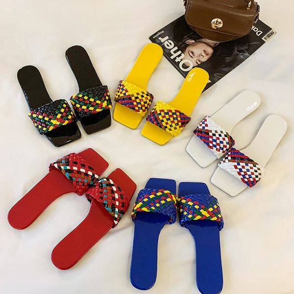 2021 women braided slippers beach candy colors charm summer open-toe flat slippers large size 42 vacation casual women shoes mmm, Black
2021 women braided slippers beach candy colors charm summer open-toe flat slippers large size 42 vacation casual women shoes mmm, Black