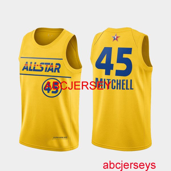 men's 45# mitchell 2021 all star yellow basketball jersey s,m,l,xl, embroidery xs-5xl 6xl, Black
men's 45# mitchell 2021 all star yellow basketball jersey s,m,l,xl, embroidery xs-5xl 6xl, Black