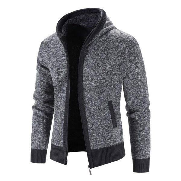 men's sweaters fleece cardigan men hooded warm sweatercoat thick patchwork fashion winter sweater jacket knitted coats man, White;black
men's sweaters fleece cardigan men hooded warm sweatercoat thick patchwork fashion winter sweater jacket knitted coats man, White;black