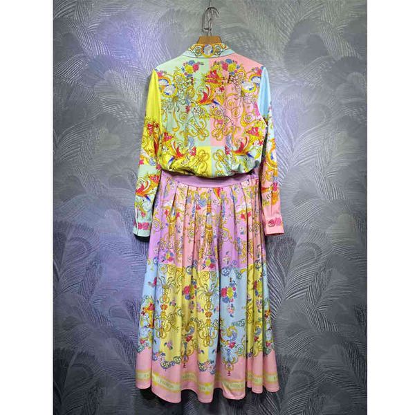 dress seqinyy set of vintage printing flowers 2021 spring fashion design female runway shirt sequins talon+ skirt long suit, White
dress seqinyy set of vintage printing flowers 2021 spring fashion design female runway shirt sequins talon+ skirt long suit, White