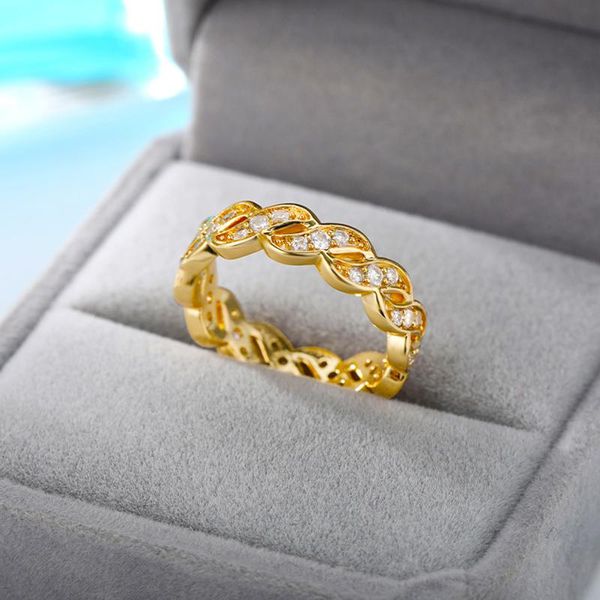 wedding rings zircon water wave for women girls gold silver color stainless steel female engagement ring jewelry anillos mujer, Slivery;golden
wedding rings zircon water wave for women girls gold silver color stainless steel female engagement ring jewelry anillos mujer, Slivery;golden