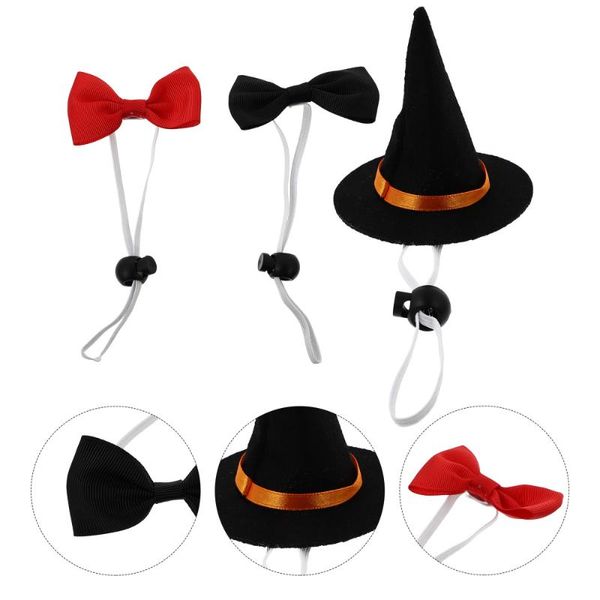 cat costumes 1 set of pet hat bowtie lovely dog bow tie cosplay elastic