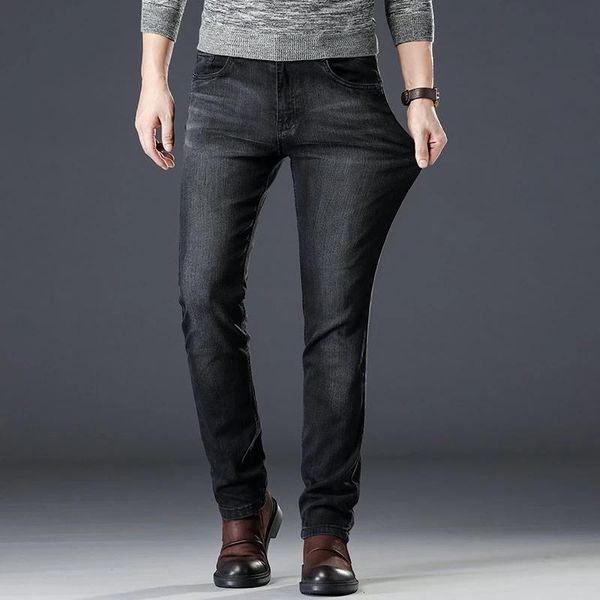 classic style stretch jeans man advanced denim trousers spring autumn business casual fashion fit size 40 men's, Blue
classic style stretch jeans man advanced denim trousers spring autumn business casual fashion fit size 40 men's, Blue