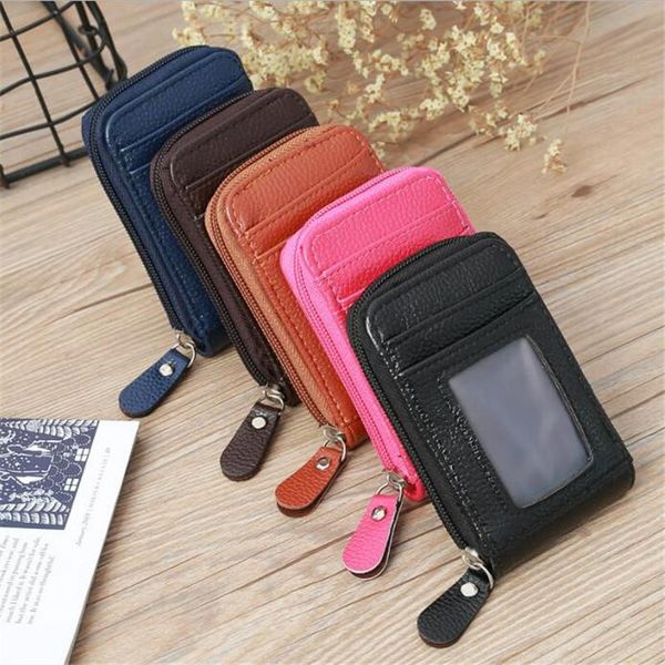 card holders 5-color vintage pu leather men women blocking zipper wallet travel journey bank holder organizer purse bag case, Brown;gray
card holders 5-color vintage pu leather men women blocking zipper wallet travel journey bank holder organizer purse bag case, Brown;gray