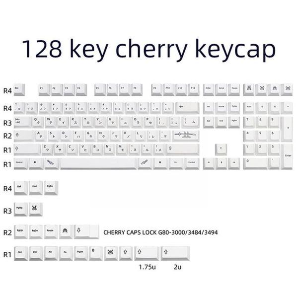 keyboard covers 128 keys pbt keycaps dye sub profile japanese reputation keycap for cherry mx switch 61/87/104/108 mechanical keyboa e0z7
keyboard covers 128 keys pbt keycaps dye sub profile japanese reputation keycap for cherry mx switch 61/87/104/108 mechanical keyboa e0z7