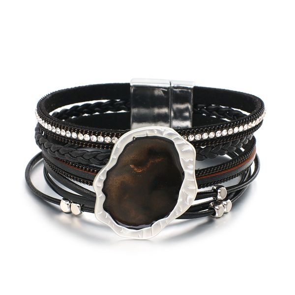 amorcome boho leather cuff bracelet multi rope wrap bracelets with resin stone cuffs bangle for women teen girl jewelry, Golden;silver
amorcome boho leather cuff bracelet multi rope wrap bracelets with resin stone cuffs bangle for women teen girl jewelry, Golden;silver