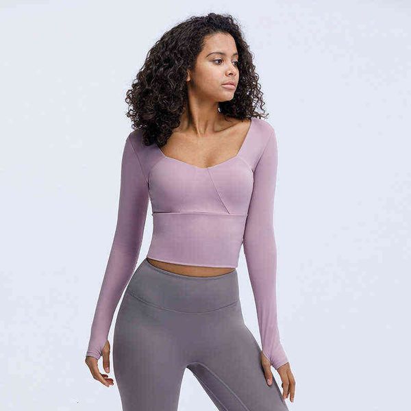 women's t-shirt jackets autumn and winter yoga long sleeve t-shirt with bra sports slim outdoor running fitns cloth, White
women's t-shirt jackets autumn and winter yoga long sleeve t-shirt with bra sports slim outdoor running fitns cloth, White