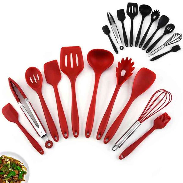 stick silicone 10 piece suit leaky non spoon cooking spatula household kitchen utensils
stick silicone 10 piece suit leaky non spoon cooking spatula household kitchen utensils