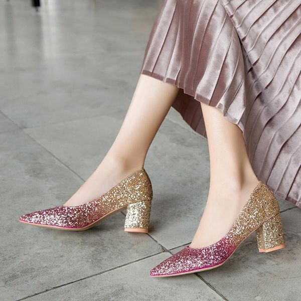 dress shoes mixed colors bling high heels pumps women 2021 spring autumn fashion shallow pointed square heel wedding, Black
dress shoes mixed colors bling high heels pumps women 2021 spring autumn fashion shallow pointed square heel wedding, Black