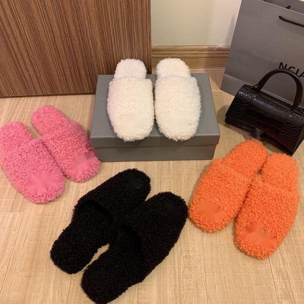 autumn and winter new fashion real wool fur shoes luxury b designer plush slipper for women, Black
autumn and winter new fashion real wool fur shoes luxury b designer plush slipper for women, Black