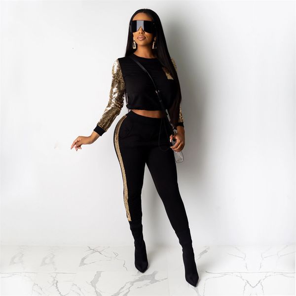 jumpsuit training suits of women sequin sequins hollow-striped sides 2 piece defines womens outfits fashion club women's clothes, Black;white
jumpsuit training suits of women sequin sequins hollow-striped sides 2 piece defines womens outfits fashion club women's clothes, Black;white