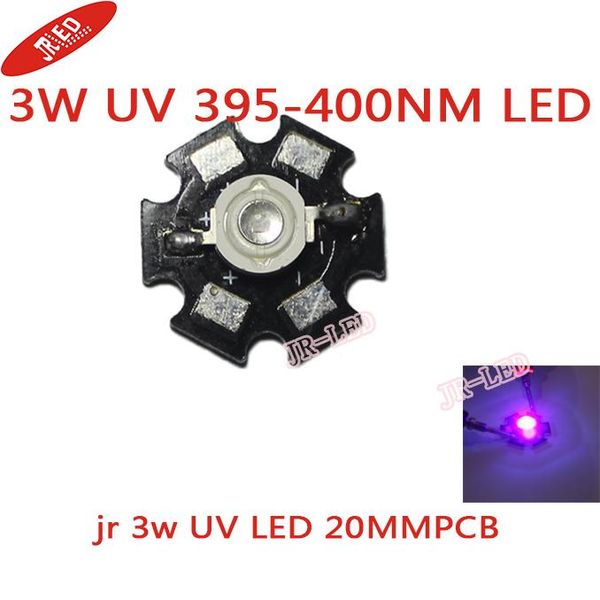 modules 10pc s 3w uv/ultra violet high power led bead emitter 395-400nm /420nm with 20mm star platine heatsink
modules 10pc s 3w uv/ultra violet high power led bead emitter 395-400nm /420nm with 20mm star platine heatsink