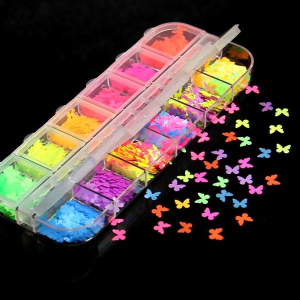 nail glitter fluorescence butterfly shape flakes 3d neon sequins gel polish manicure charms diy art decorations 5mm, Silver;gold
nail glitter fluorescence butterfly shape flakes 3d neon sequins gel polish manicure charms diy art decorations 5mm, Silver;gold