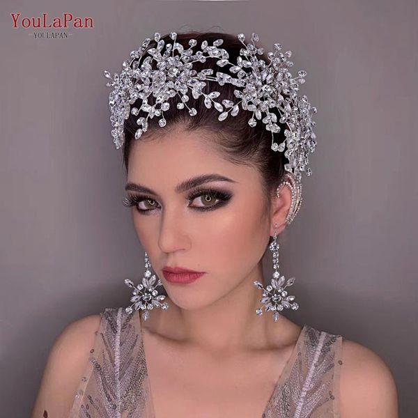 headpieces youlapan hp389 luxury headband rhinestone bridal hair hoop tiara handmade headwear with earring wedding accessories jewelry, Silver
headpieces youlapan hp389 luxury headband rhinestone bridal hair hoop tiara handmade headwear with earring wedding accessories jewelry, Silver