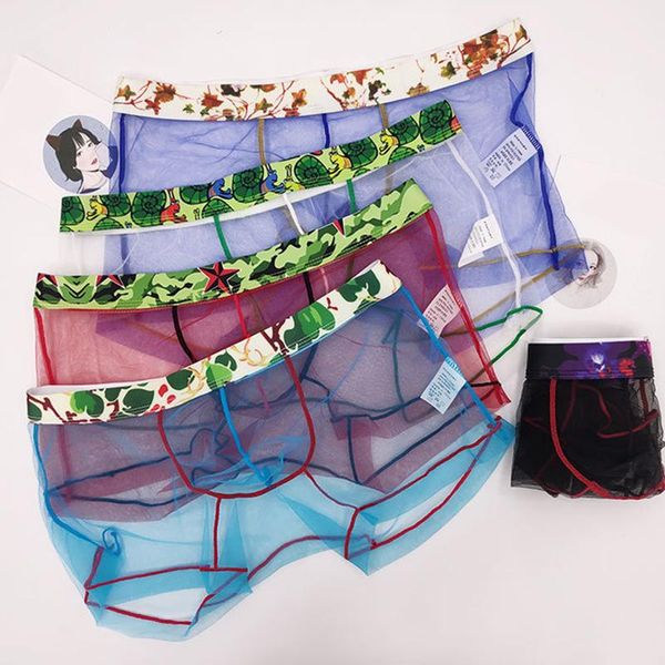 underpants men transparent boxer mesh male panties lace man gay soft net yarn summer breathable underwear -xxl, Black;white
underpants men transparent boxer mesh male panties lace man gay soft net yarn summer breathable underwear -xxl, Black;white