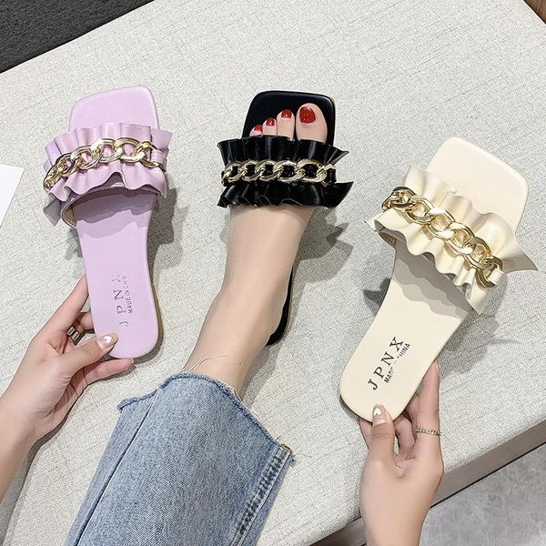 slippers low shoes woman's luxury slides rivet 2021 flat designer summer cotton fabric rubber scandals hoof heels basic pu metal, Black
slippers low shoes woman's luxury slides rivet 2021 flat designer summer cotton fabric rubber scandals hoof heels basic pu metal, Black