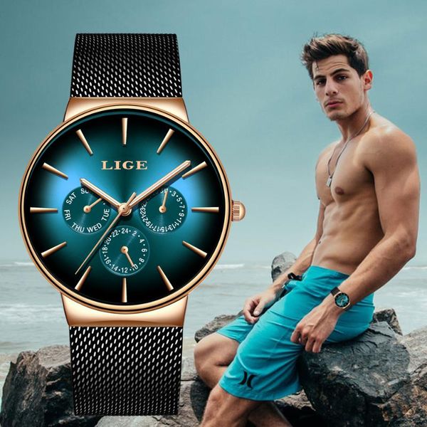 wristwatches 2021 lige creative mens watches casual mesh belt stainless steel quartz watch for men sport wristwatch+box, Slivery;brown
wristwatches 2021 lige creative mens watches casual mesh belt stainless steel quartz watch for men sport wristwatch+box, Slivery;brown