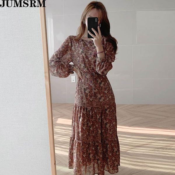 casual dresses 2021 summer spring women dress vintage korean o neck chiffon female slim printed floral a-line party vestidos, Black;gray
casual dresses 2021 summer spring women dress vintage korean o neck chiffon female slim printed floral a-line party vestidos, Black;gray