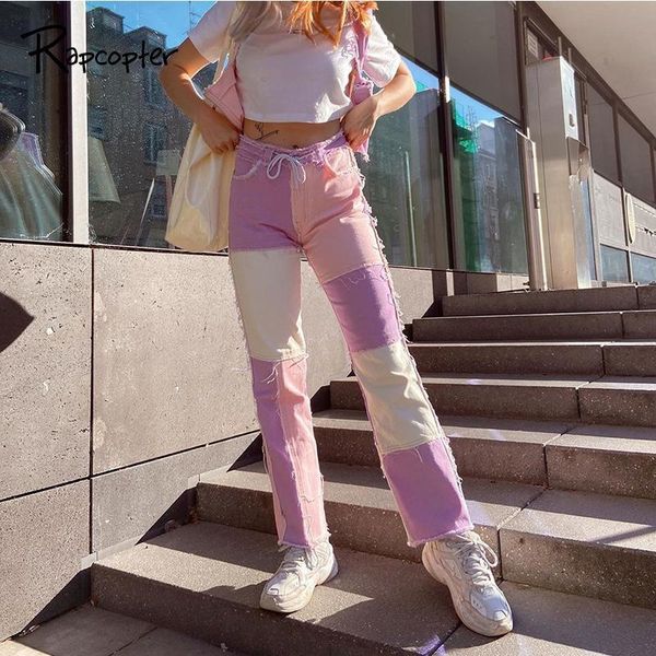 women's jeans rapcopter patchwork women pants high waist trousers y2k cargo straight joggers denim ladies fashion streetwear 14mn, Blue
women's jeans rapcopter patchwork women pants high waist trousers y2k cargo straight joggers denim ladies fashion streetwear 14mn, Blue