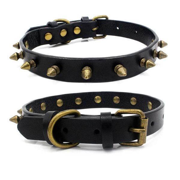 cat collars & leads retro dog collar layer leather adjustable bronze spiked pet dogs rivet for small medium comfortable necklace
cat collars & leads retro dog collar layer leather adjustable bronze spiked pet dogs rivet for small medium comfortable necklace